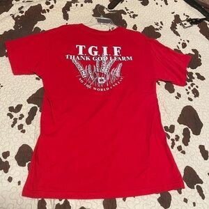 Men’s Size Large Thank God I Farm Case IH T-Shirt